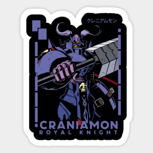 digimon royal knigh craniamon Sticker